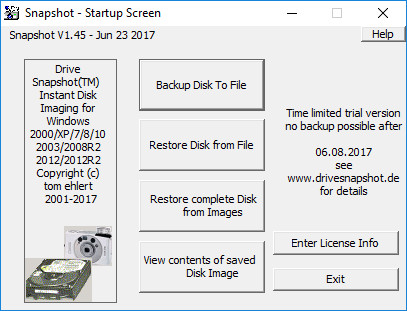 Drive SnapShot 1.45.0.17643