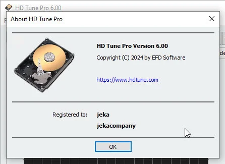 HD Tune Pro 6.00