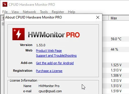 HWMonitor Pro 1.53